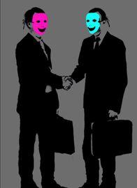 Business World (Light Blue & Pink)
