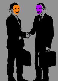 Business World (Orange & Purple)