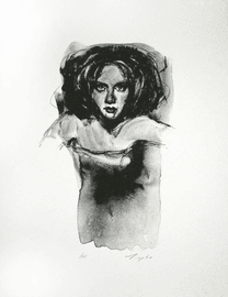 Artwork - Head Study with Washes