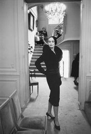 Artwork - Dior, Model Vamps in Black Suit