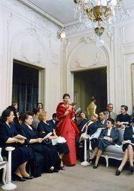Artwork - Salon Dior Man Agog Red Gown