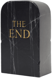 Artwork - THE END Black - Pouf
