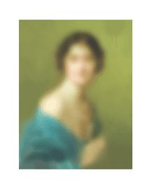 Artwork - Lady With Green Background