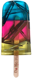 Artwork - Ice Lolly (Surgical Blades Multi-Colour)