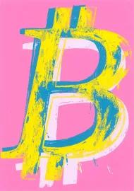 Artwork - Bitcoin (Pink)