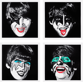 Artwork - Kiss The Beatles