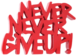 Artwork - Never, Never Give Up!