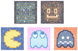 Artwork - PAC-MAN (Set of 5 Prints)