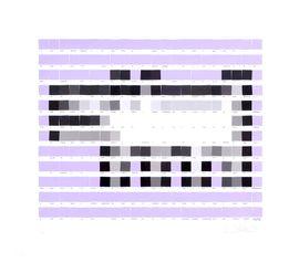 Artwork - Haring Dog (Parma Violet)
