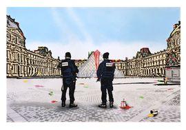Artwork - Vandal vs Louvre
