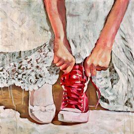Artwork - Red Converse