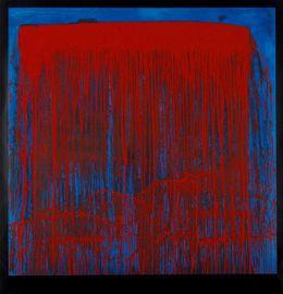 Red and Blue Berlin Waterfall