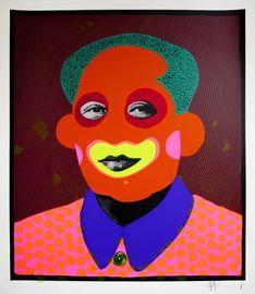 Artwork - How Now Clown Mao? (Green Hair)