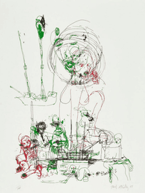 Artwork - Red, Green, Black