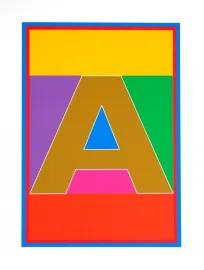 Dazzle Letter A