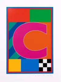 Artwork - Dazzle Letter C