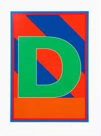 Artwork - Dazzle Letter D
