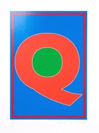 Artwork - Dazzle Letter Q