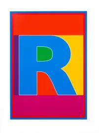 Artwork - Dazzle Letter R