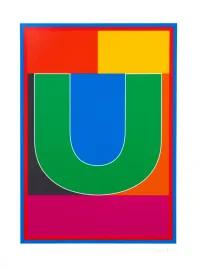 Artwork - Dazzle Letter U