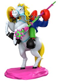 Artwork - Lobster on Horse V