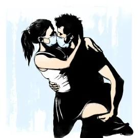 Artwork - The Lovers (65 x 65)