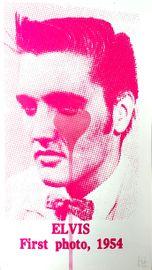 Artwork - Elvis First Photo, 1954 (Pink Heart)