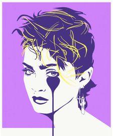 Artwork - Lucky Star - Madonna (Lilac)