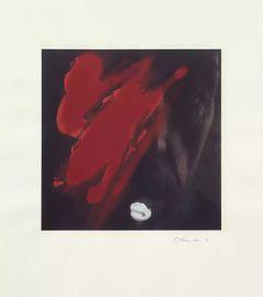 Artwork - Self-portrait with red