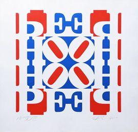 Artwork - HOPE Wall (Red/White /Blue)