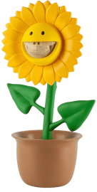 Artwork - Sun Flower Sculpture - Grin