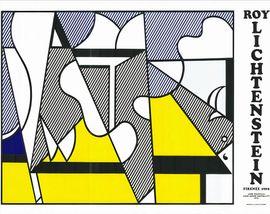 Artwork - Cow Going Abstract Tryptic
