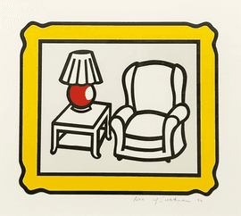 Artwork - Red Lamp