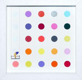 Artwork - Scrubbed Out - Spots (Silver Glitter)