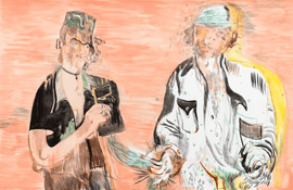 Artwork - Citizens with Flags