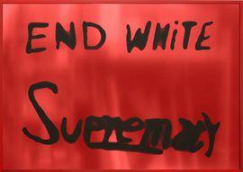 Artwork - End White Supremacy (Mirrored - Red)