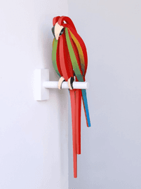 Hanging Parrot (Red)