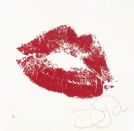 Artwork - Kiss (Red Glitter)