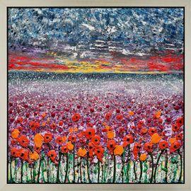 Black Poppy (Boxed Canvas)