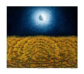 Artwork - Autumn Moon (Hand Embellished)