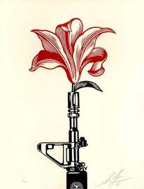 AR 15 Lily (Letterpress)