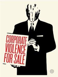 Artwork - Corporate Violence For Sale