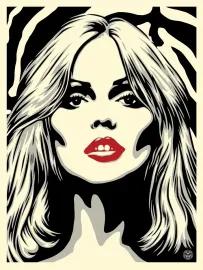 Artwork - Debbie Harry Zebra Skin