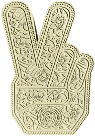 Artwork - Peace Fingers (Cream)