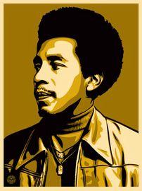 Smokey Robinson Print (Gold)