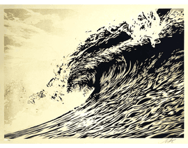 Artwork - Wave Of Distress (Sepia)