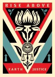 Artwork - Rise Above Earth Justice (Red)