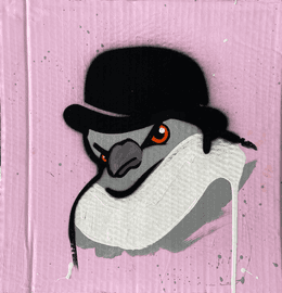 Artwork - Peck'em London (Pink)