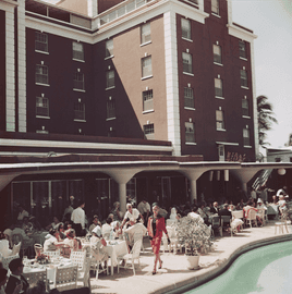 Artwork - Poolside Promenade, Palm Beach (Large)