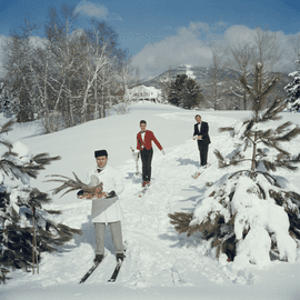 Artwork - Skiing Waiters, 1962 (Small)